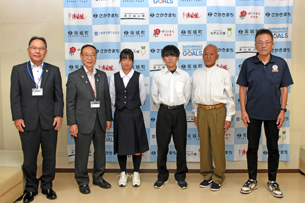 滝澤さん山下さん表敬