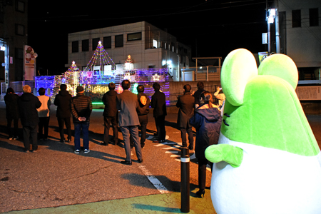 坂城駅前ライトアップ03