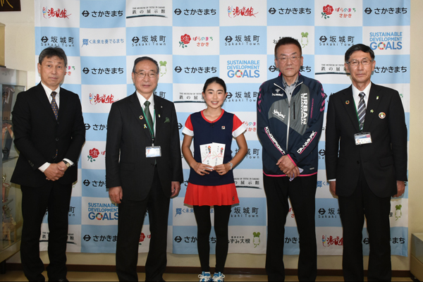 山崎さん表敬訪問