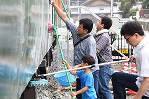 7月29日(土曜日)169系電車ボランティア清掃&車両開放の画像4