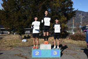 一般男子6km 表彰の様子