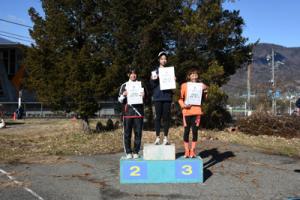 一般女子6km　表彰の様子