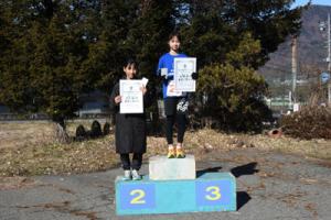 小学生女子6km 表彰の様子