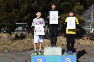 小学生3km　表彰の様子