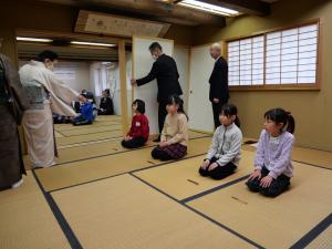 茶の湯教室の様子