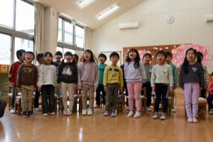 年長さんの発表