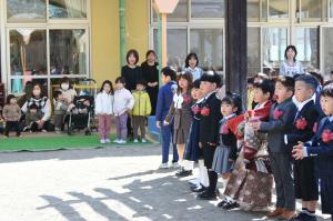 在園児との合唱