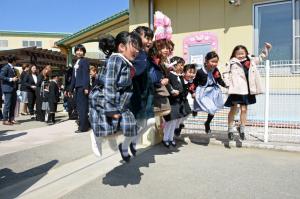 お友達と記念写真