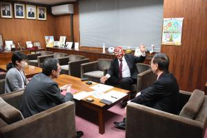 グレート無茶さん表敬訪問