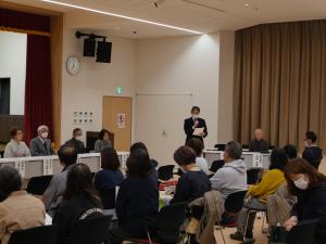 文化講座開講式　公民館長挨拶