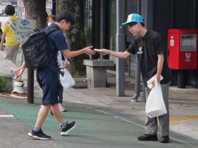 新井生徒会長 活動の様子2