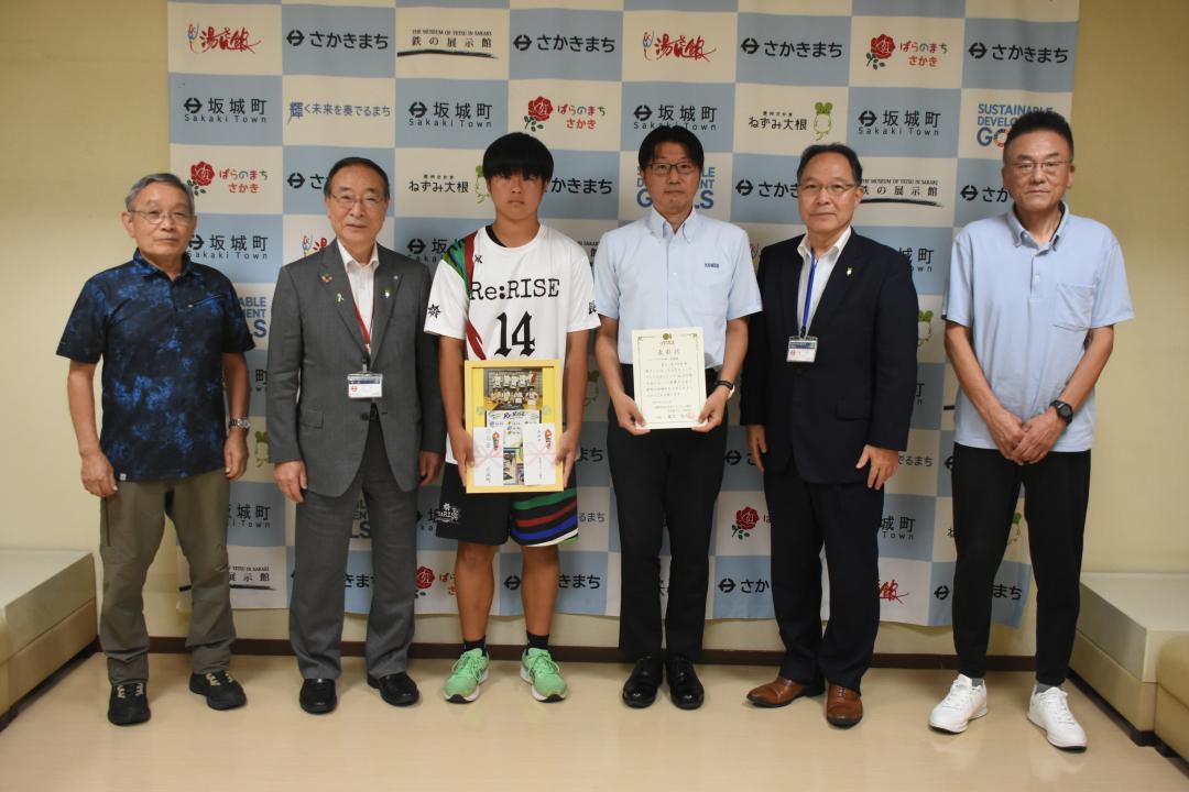 大井蒼太ドッジボール表敬訪問1