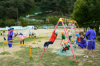 中学生職場体験その1（村上保育園）