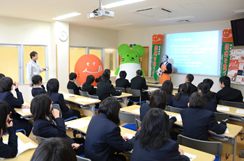 地産地消学習＠食育・学校給食センター