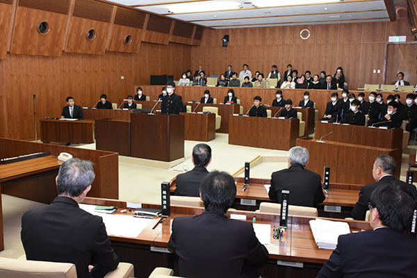 坂城中模擬議会01