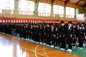 坂城中学校入学式