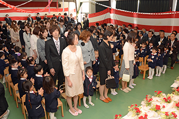 坂城幼稚園入園式01