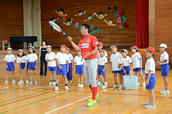 信濃グランセローズ野球教室02