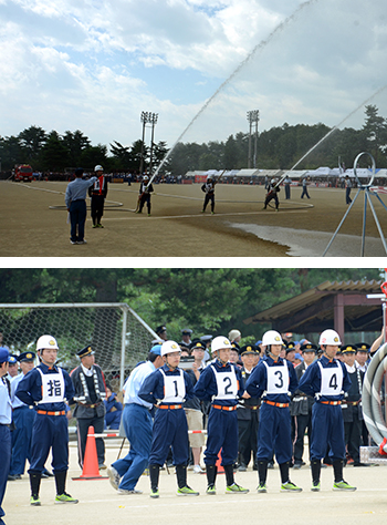 県消防ポンプ操法大会