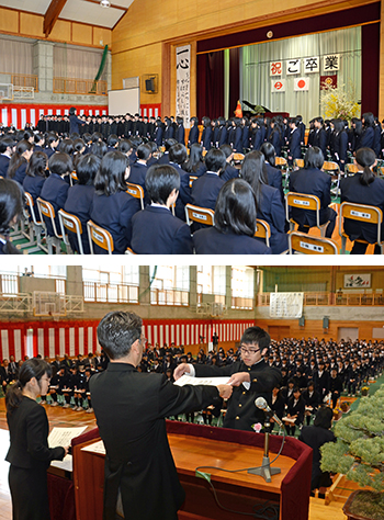 H27坂城中学校卒業式