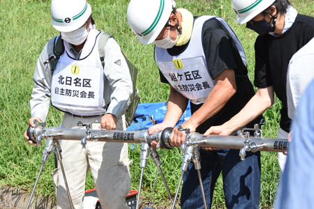 令和3年度坂城町総合防災訓練01