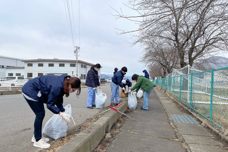 テクノさかき工業団地美化清掃01