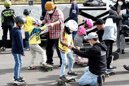 スケボーミニランプ体験会04