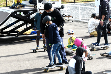 スケボーミニランプ体験会05