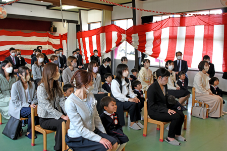 坂城幼稚園入園式01