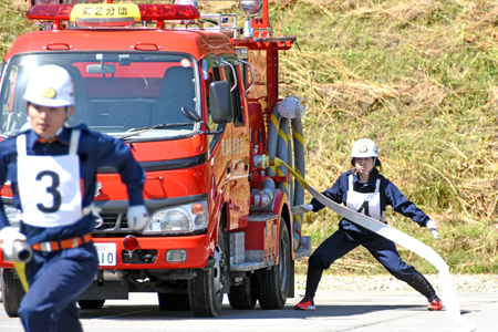 坂城町消防団ポンプ操法大会02