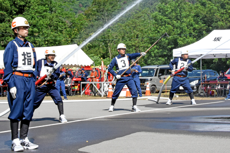 坂城町消防団ポンプ操法大会07