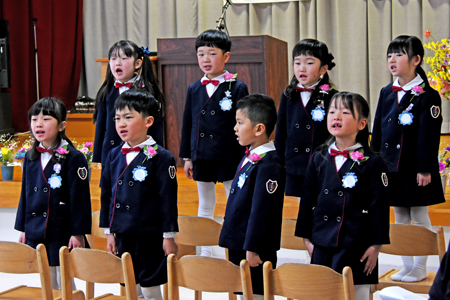 坂城幼稚園卒園式01