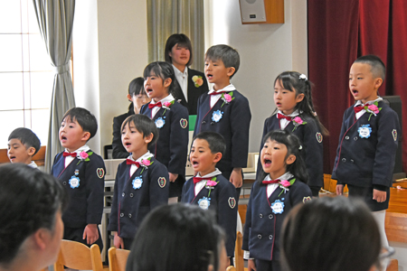 坂城幼稚園卒園式02