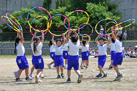 南条小学校運動会11