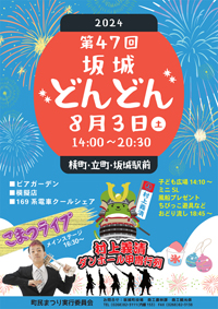 47回坂城どんどんポスター
