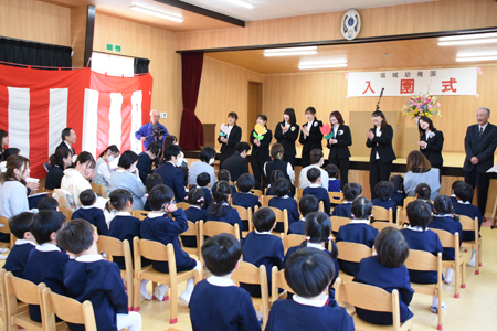 坂城幼稚園入園式