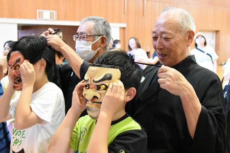 坂城小学校能楽教室