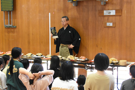 坂城小学校能楽教室