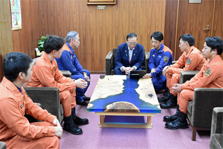 千曲坂城消防本部表敬訪問